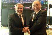 Prof Nishimura with Deputy Secretary of the Department of Energy of the USA